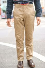 WORKERS (ワーカーズ)　チノパン　"Workers Officer Trousers, Slim, Class1"　10ozベージュチノ