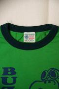 BUZZ RICKSON'S (バズリクソンズ) × PEANUTS (ピーナッツ)　半袖スヌーピーTシャツ　BR77289　"BUZZ RICKSON'S"　グリーン