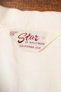 STAR OF HOLLYWOOD (スターオブハリウッド)　半袖オープンシャツ　SH37280　"ELVIS DOTS"　オフホワイト