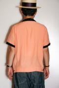 STYLE EYES (スタイルアイズ)　レーヨン・ボウリングシャツ　SE37556　"TWO-TONE"　ピンク