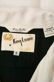 King Louie (キングルイ)　レーヨンボウリングシャツ　KL38136　"ITALIAN COLLAR SHIRT"　ブラック