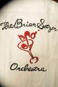 BRIAN SETZER ORCHESTRA (ブライアン・セッツァー・オーケストラ) × King Louie (キングルイ)　ボウリングシャツ　KL37020　"B.S.O"　オフホワイト