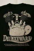DELUXEWARE (デラックスウエア)　半袖Tシャツ　BRG-13B　"Deluxe 4CYCLES"　ブラック