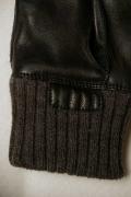Dapper's (ダッパーズ)　レザーグローブ　1150　"HORSEHIDE Leather Glove"　ブラック/チャコール