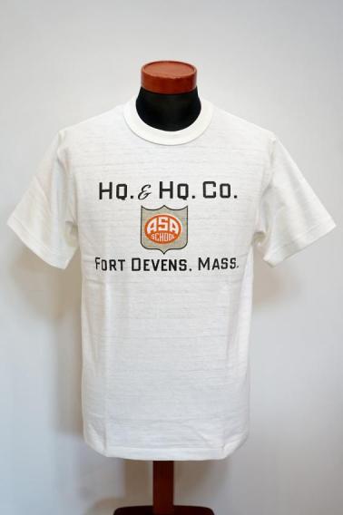 WARE HOUSE (ウエアハウス)　Tシャツ　4601　"HQ.&HQ.CO."　オフ