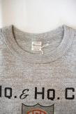 WARE HOUSE (ウエアハウス)　Tシャツ　4601　"HQ.&HQ.CO."　杢グレー