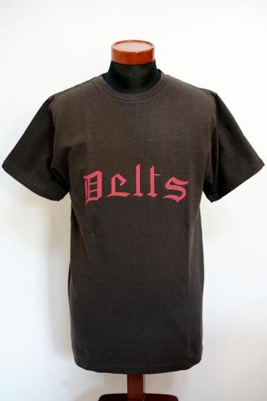 DUBBLE WORKS (ダブルワークス)　半袖Tシャツ　33005-05　"DELTS"　スミクロ