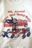 WARE HOUSE (ウエアハウス)　セコハンTシャツ　4064　"GREAT BED ROAD RALLY"　クリーム