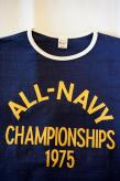 WARE HOUSE (ウエアハウス)　リンガーTシャツ　4059　"ALL-NAVY"　ネイビー×クリーム