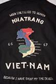 TAILOR TOYO (テーラー東洋)　コットンレーヨン・ベトナムジャケット　TT15547　"VIETNAM MAP (AGING MODEL)"　ブラック