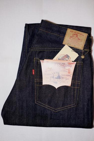 JELADO (ジェラード)　ジーンズ　JP03301　"Age of Longing Silver tag Supreme 55 Denim"　インディゴ・ノンウォッシュ